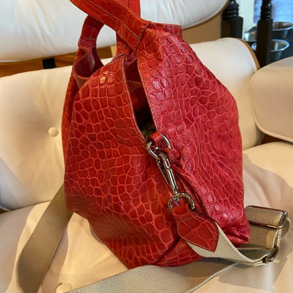 Furla Crocodile hobo bag - Picture 6 of 6